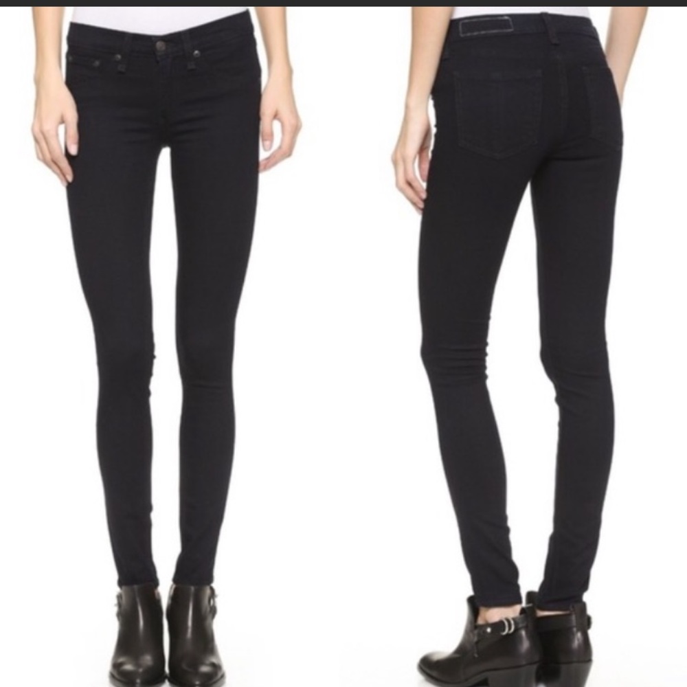 Rag & Bone / Jean Plush Leggings Black Size 28